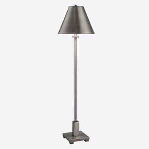 Contemporary Classic Sleek Table Lamp in Brushed Nickel NEW